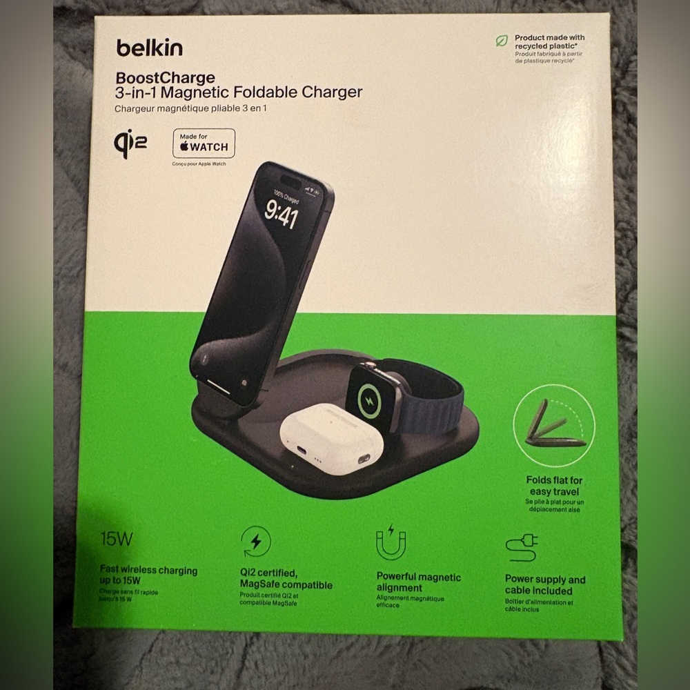 Belkin BoostCharge 3 in 1 Magnetic Charger